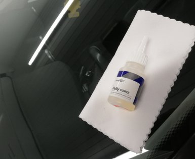 coating og rens af ruder på bil